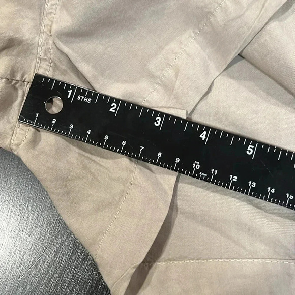 NWT Thread and Supply High Waisted Belted Paperbag Shorts Taupe Tan Womens XL - Picture 11 of 12